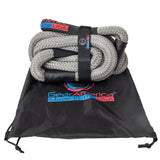 Kinetic Recovery Rope 7/8” x 30' (GREY) | 28,500 lbs Breaking Strength | Made in The USA