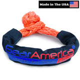 GearAmerica ½” Synthetic Soft Shackle | 45,000 lbs Breaking Strength (ORANGE)- Made in The USA