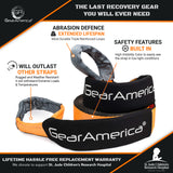 Heavy Duty Recovery Tow Strap 3" x 20' | 35,053 LBS Minimum Breaking Strength